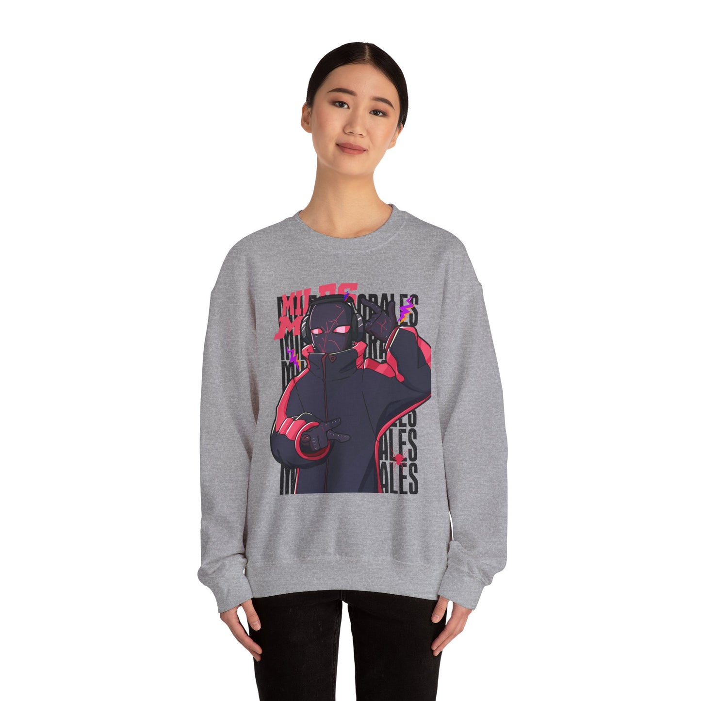 Miles Morales Inspired Unisex Crewneck Sweatshirt