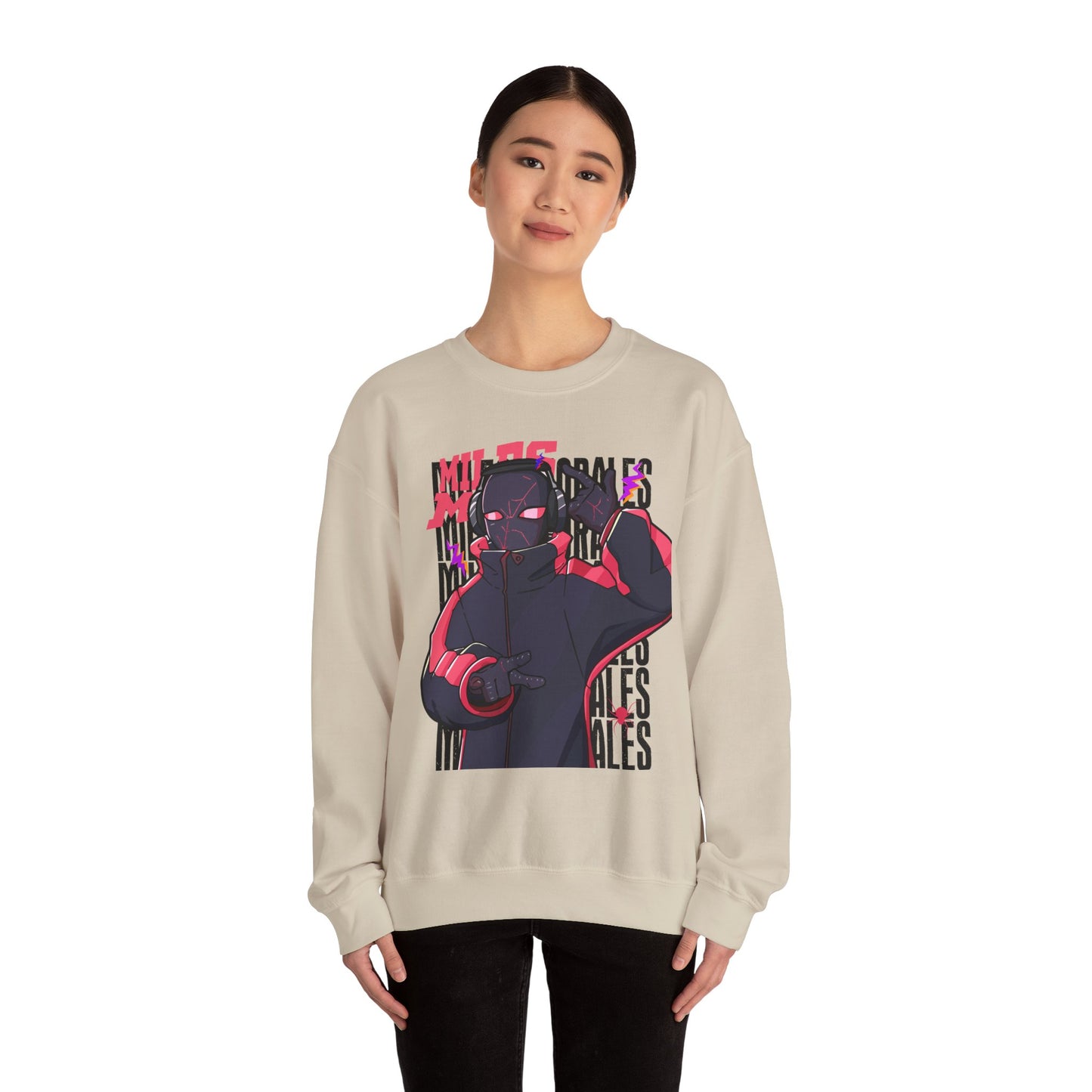 Miles Morales Inspired Unisex Crewneck Sweatshirt