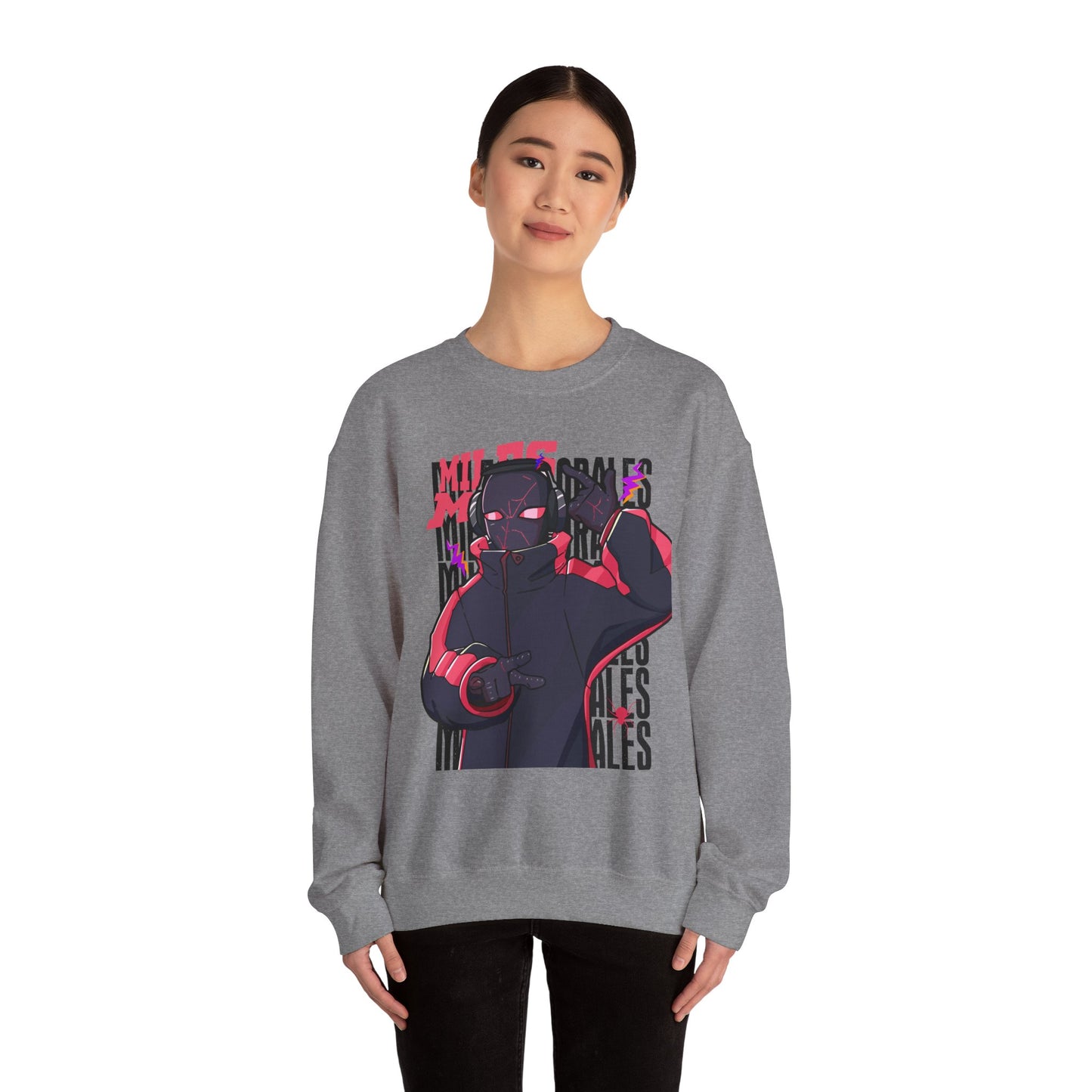 Miles Morales Inspired Unisex Crewneck Sweatshirt